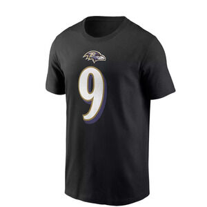 NIKE NFL Baltimore Ravens Tucker #9 T-Shirt Mens Size Large NWT